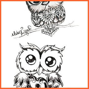 whatagift.com.au Tattoo Auburn Waterproof Cute squirrel fox dog rabbit owl Cat animal tattoo stickers