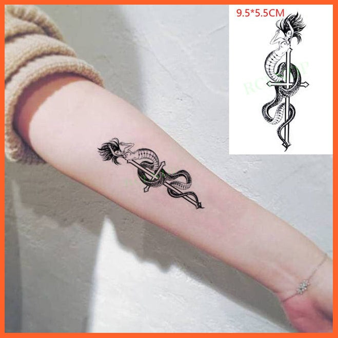 whatagift.com.au Tattoo Bean paste Temporary Waterproof Tattoo Sticker For Fingers