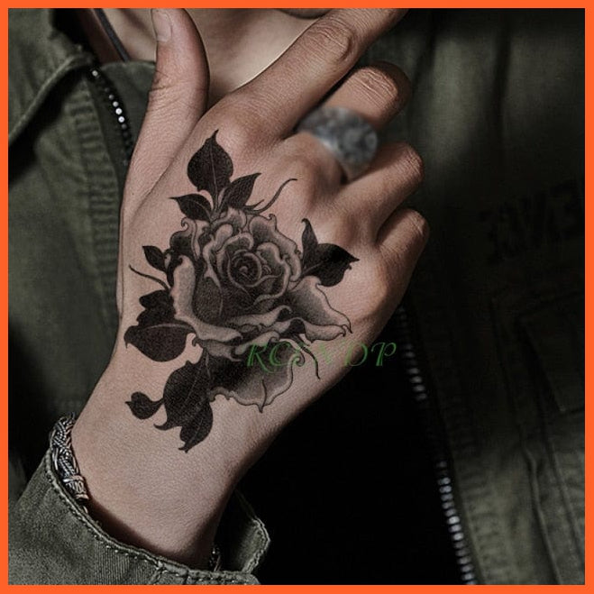 Waterproof Temporary Tattoo Stickers | Eagle Crow Gothic Eye Flash Tattoo Hand Back Arm  Body Art For Women Men | whatagift.com.au.