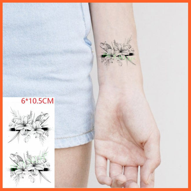 whatagift.com.au Tattoo Bronze Waterproof Cute squirrel fox dog rabbit owl Cat animal tattoo stickers