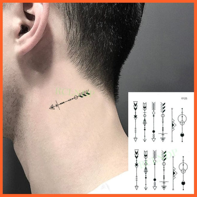 whatagift.com.au Tattoo Brown Temporary Waterproof Tattoo Sticker For Fingers