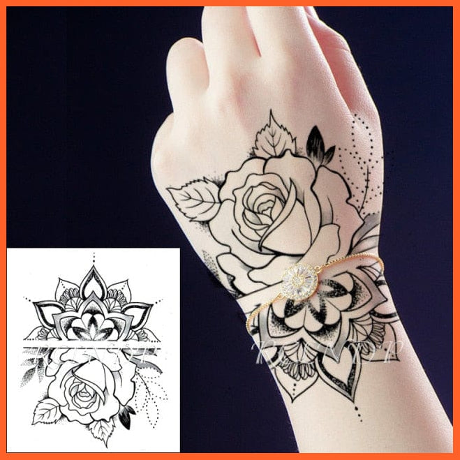 Waterproof Temporary Tattoo Stickers | Eagle Crow Gothic Eye Flash Tattoo Hand Back Arm  Body Art For Women Men | whatagift.com.au.