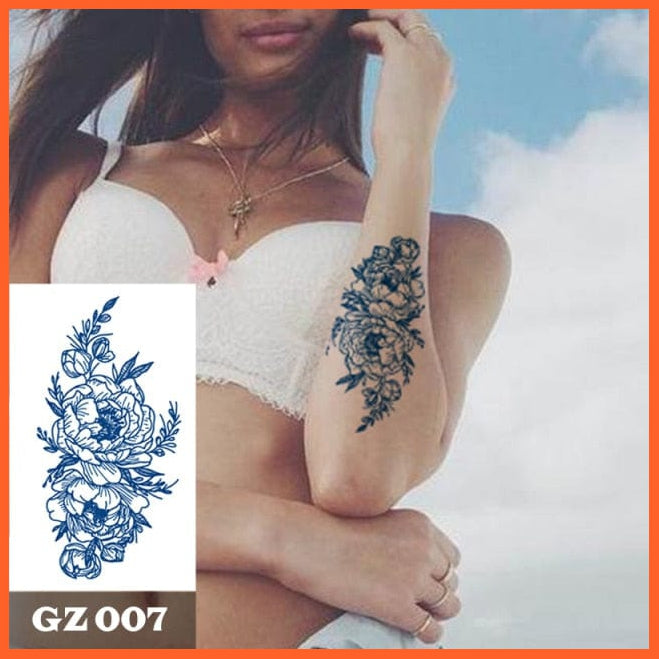 Semi-Permanent Temporary Tattoo Stickers For Men Women | Boys Girls Long-Lasting 1-2 Weeks Waterproof Realistic Body Arrow Tattoo Stickers | whatagift.com.au.