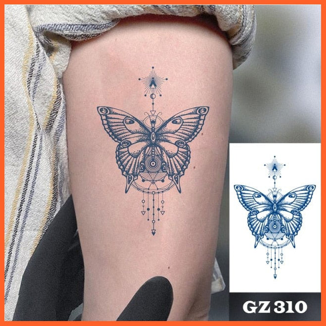 Semi-Permanent Temporary Tattoo Stickers For Men Women | Boys Girls Long-Lasting 1-2 Weeks Waterproof Realistic Body Arrow Tattoo Stickers | whatagift.com.au.