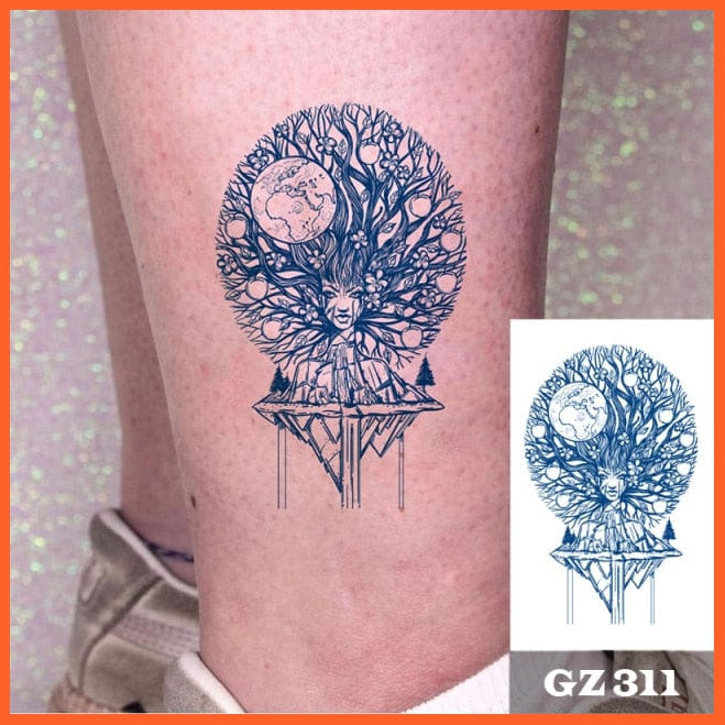 Semi-Permanent Temporary Tattoo Stickers For Men Women | Boys Girls Long-Lasting 1-2 Weeks Waterproof Realistic Body Arrow Tattoo Stickers | whatagift.com.au.