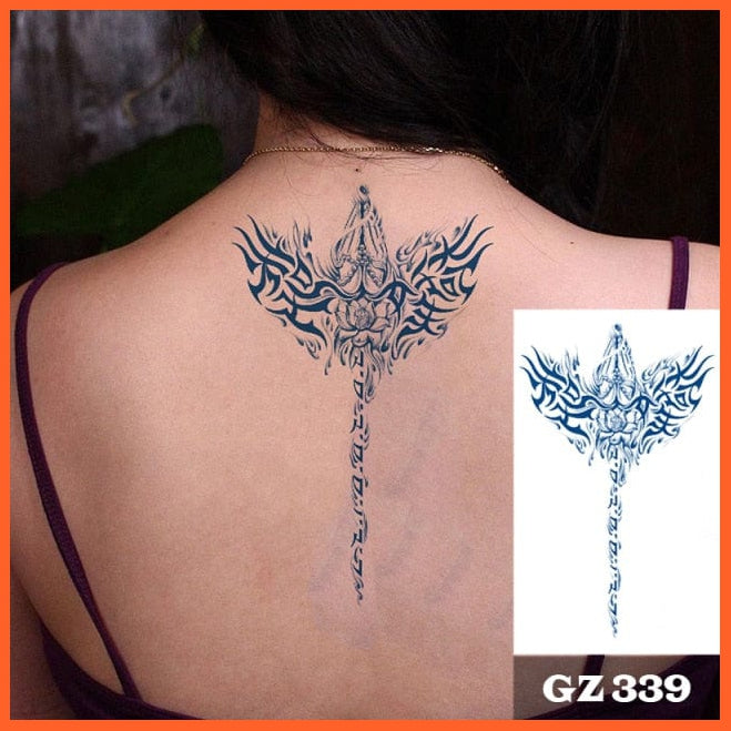 Semi-Permanent Temporary Tattoo Stickers For Men Women | Boys Girls Long-Lasting 1-2 Weeks Waterproof Realistic Body Arrow Tattoo Stickers | whatagift.com.au.