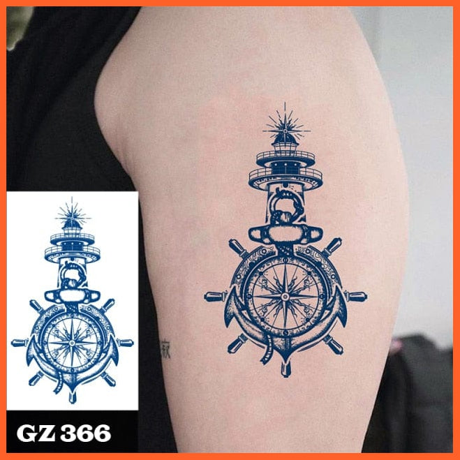 Semi-Permanent Temporary Tattoo Stickers For Men Women | Boys Girls Long-Lasting 1-2 Weeks Waterproof Realistic Body Arrow Tattoo Stickers | whatagift.com.au.