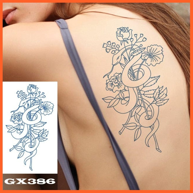 Semi-Permanent Temporary Tattoo Stickers For Men Women | Boys Girls Long-Lasting 1-2 Weeks Waterproof Realistic Body Arrow Tattoo Stickers | whatagift.com.au.