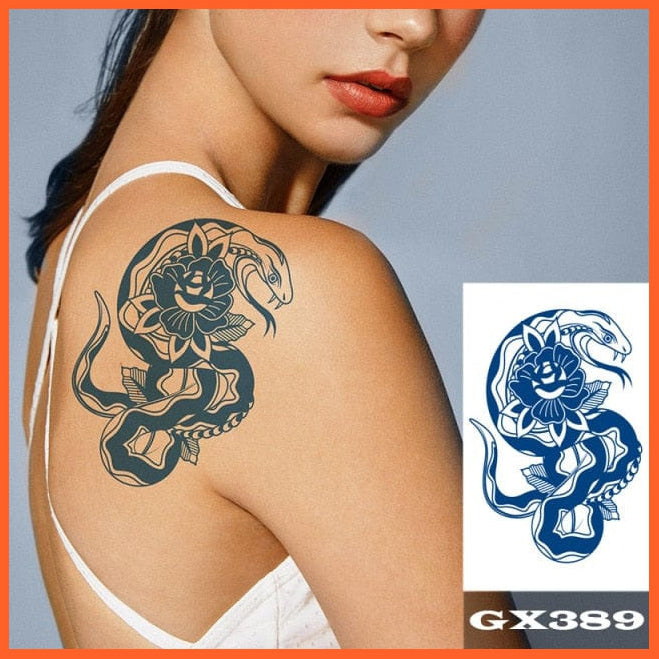 Semi-Permanent Temporary Tattoo Stickers For Men Women | Boys Girls Long-Lasting 1-2 Weeks Waterproof Realistic Body Arrow Tattoo Stickers | whatagift.com.au.