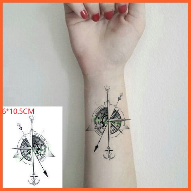whatagift.com.au Tattoo Chocolate 2 Temporary Waterproof Tattoo Sticker | Fly Birds Mermaid Tattoo
