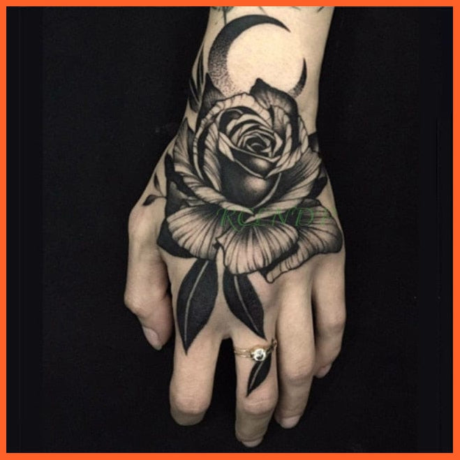 Waterproof Temporary Tattoo Stickers | Eagle Crow Gothic Eye Flash Tattoo Hand Back Arm  Body Art For Women Men | whatagift.com.au.