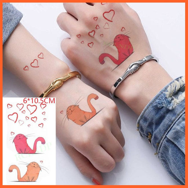 whatagift.com.au Tattoo Cream Temporary Waterproof Tattoo Sticker | Fly Birds Mermaid Tattoo