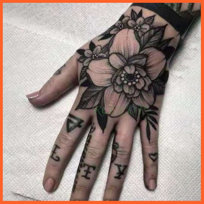 Waterproof Temporary Tattoo Stickers | Eagle Crow Gothic Eye Flash Tattoo Hand Back Arm  Body Art For Women Men | whatagift.com.au.