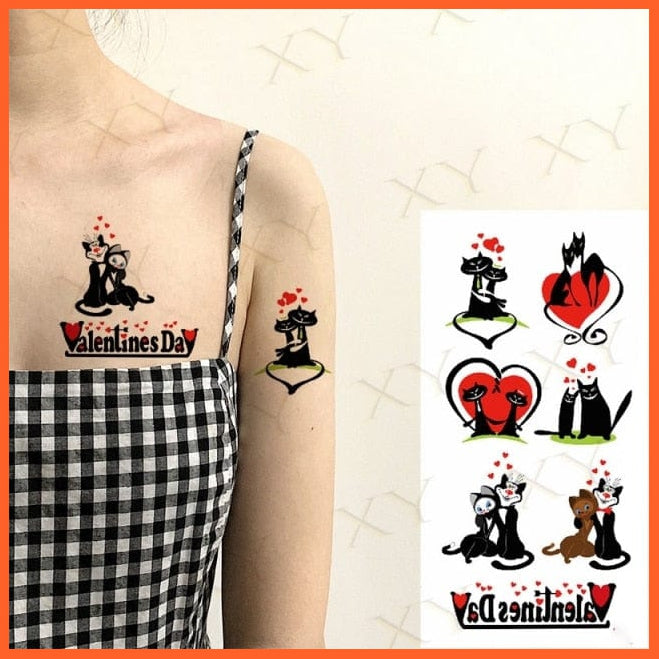 Waterproof Temporary Tattoo Sticker | 3D Butterfly Fake Tattoo | Flash Snake Feather Tattoo Body Art Rose For Girl Women Men | whatagift.com.au.