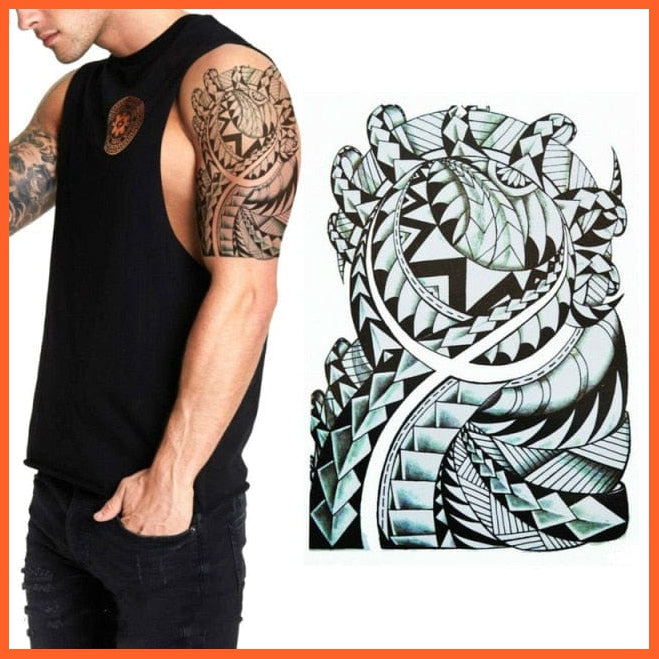 Eagle Temporary Tattoo | Waterproof Black Eagle Body Art Stickers | whatagift.com.au.