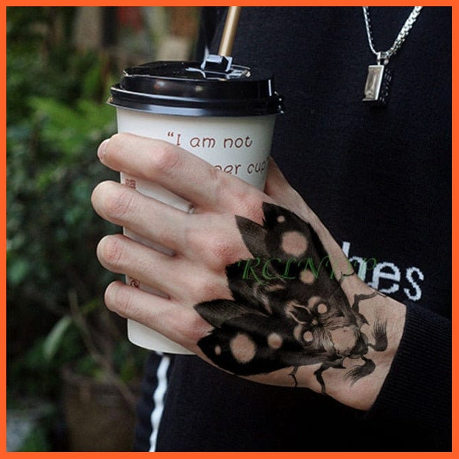 Waterproof Temporary Tattoo Stickers | Eagle Crow Gothic Eye Flash Tattoo Hand Back Arm  Body Art For Women Men | whatagift.com.au.