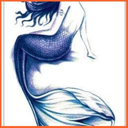 whatagift.com.au Tattoo Mixed Color Temporary Waterproof Tattoo Sticker | Fly Birds Mermaid Tattoo