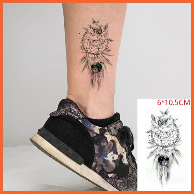 whatagift.com.au Tattoo Navy Waterproof Cute squirrel fox dog rabbit owl Cat animal tattoo stickers