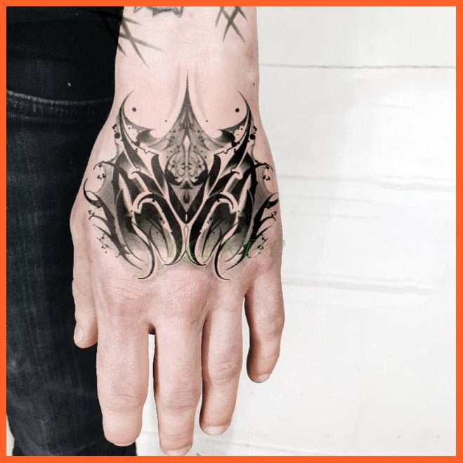 Waterproof Temporary Tattoo Stickers | Eagle Crow Gothic Eye Flash Tattoo Hand Back Arm  Body Art For Women Men | whatagift.com.au.