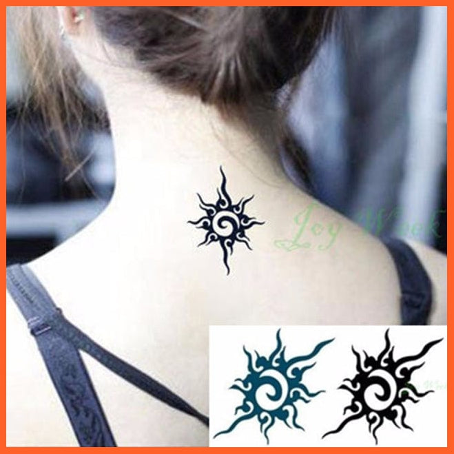 whatagift.com.au Tattoo Purple Temporary Waterproof Tattoo Sticker | Fly Birds Mermaid Tattoo