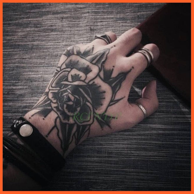 Waterproof Temporary Tattoo Stickers | Eagle Crow Gothic Eye Flash Tattoo Hand Back Arm  Body Art For Women Men | whatagift.com.au.