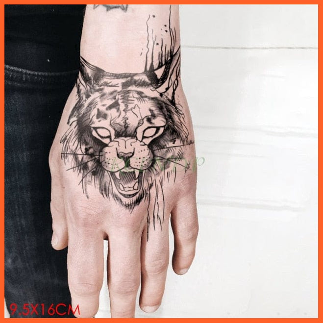 Waterproof Temporary Tattoo Stickers | Eagle Crow Gothic Eye Flash Tattoo Hand Back Arm  Body Art For Women Men | whatagift.com.au.