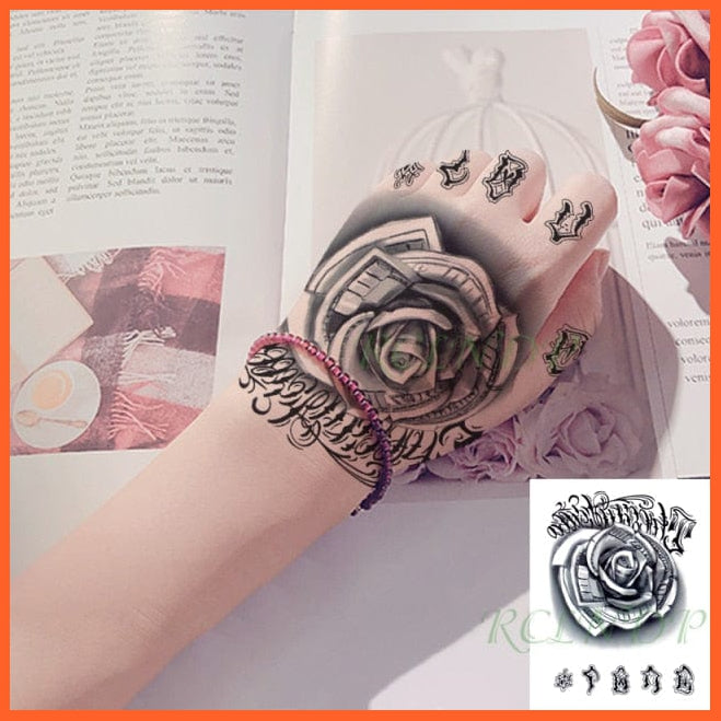 Waterproof Temporary Tattoo Stickers | Eagle Crow Gothic Eye Flash Tattoo Hand Back Arm  Body Art For Women Men | whatagift.com.au.