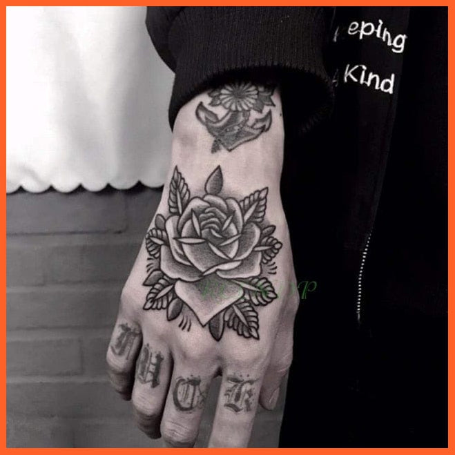 Waterproof Temporary Tattoo Stickers | Eagle Crow Gothic Eye Flash Tattoo Hand Back Arm  Body Art For Women Men | whatagift.com.au.
