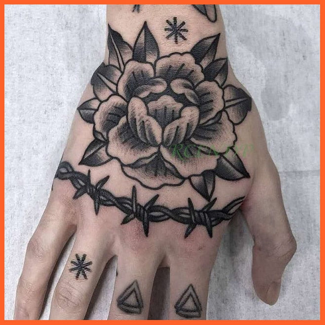 Waterproof Temporary Tattoo Stickers | Eagle Crow Gothic Eye Flash Tattoo Hand Back Arm  Body Art For Women Men | whatagift.com.au.