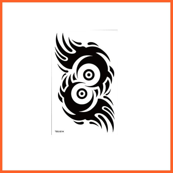 Waterproof Temporary Tattoo | Mens Fire Eagle Lotus Mandala Eye Flame Body Art Stickers | whatagift.com.au.