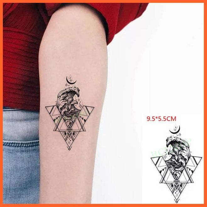 whatagift.com.au Tattoo Tea brown Temporary Waterproof Tattoo Sticker For Fingers