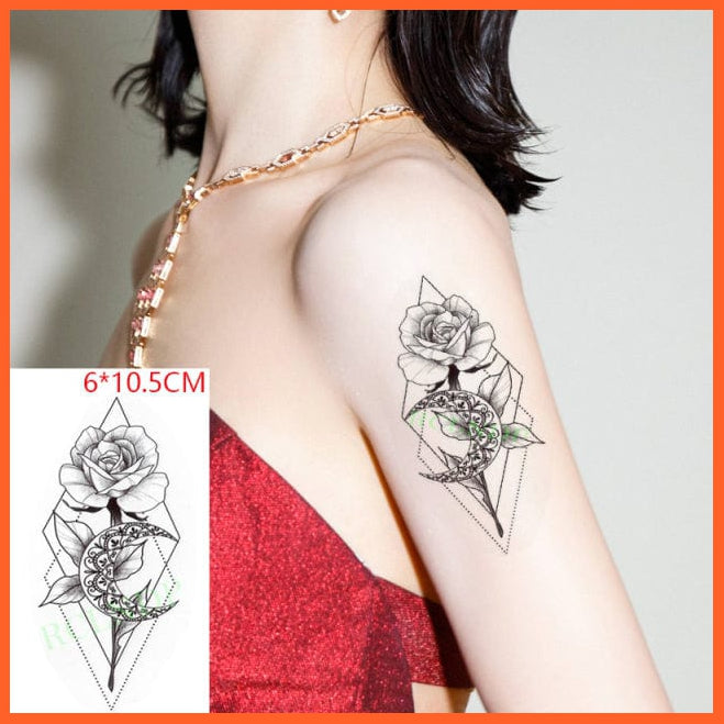 whatagift.com.au Tattoo Waterproof Cute squirrel fox dog rabbit owl Cat animal tattoo stickers
