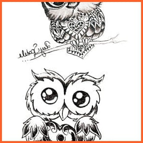 whatagift.com.au Tattoo Waterproof Cute squirrel fox dog rabbit owl Cat animal tattoo stickers