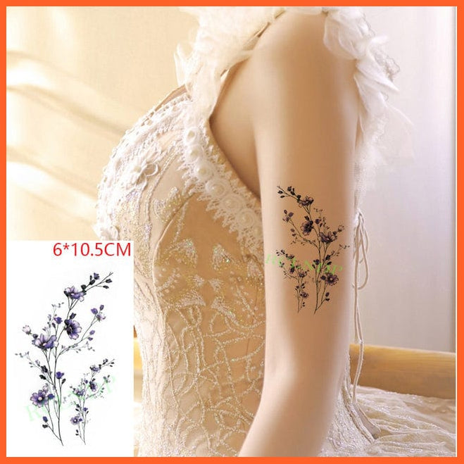 whatagift.com.au Tattoo Waterproof Cute squirrel fox dog rabbit owl Cat animal tattoo stickers