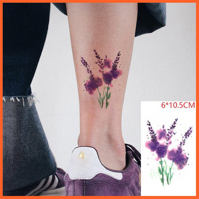 whatagift.com.au Tattoo Waterproof Cute squirrel fox dog rabbit owl Cat animal tattoo stickers