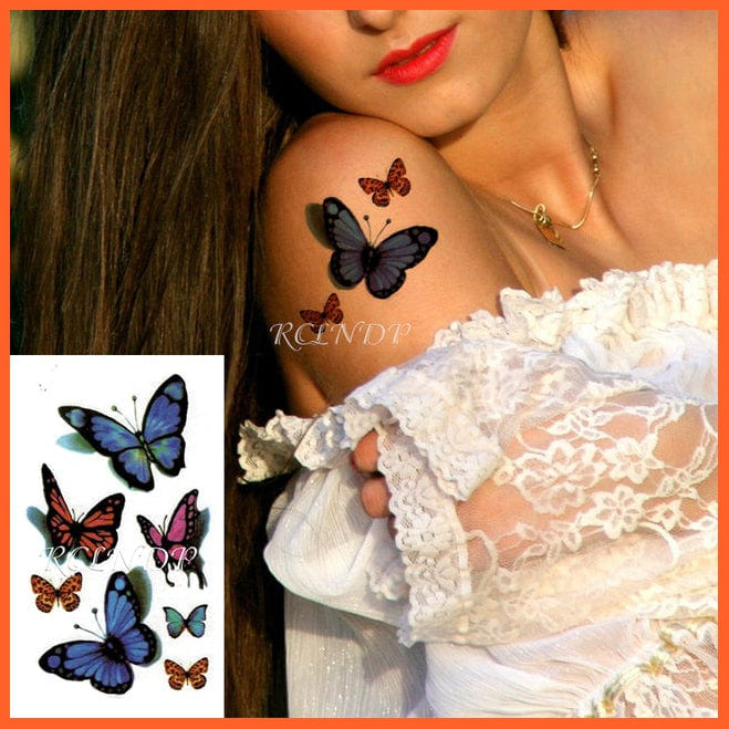 whatagift.com.au Tattoo Waterproof Temporary Knives Tattoo Sticker