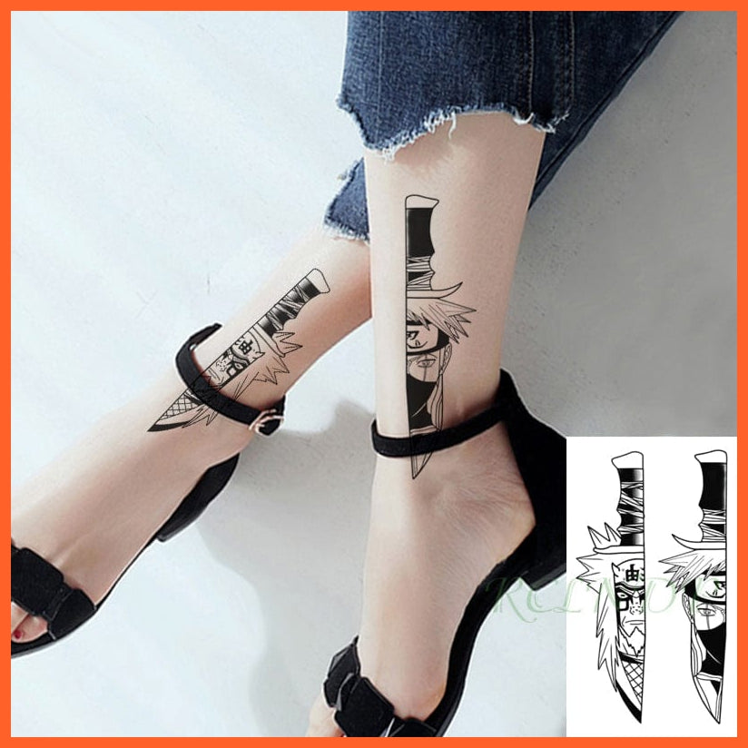 whatagift.com.au Tattoo Waterproof Temporary Knives Tattoo Sticker