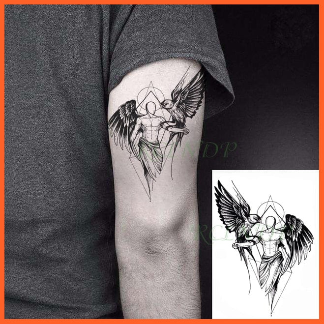 whatagift.com.au Tattoo Waterproof Temporary Knives Tattoo Sticker