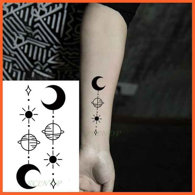 whatagift.com.au Tattoo Waterproof Temporary Knives Tattoo Sticker