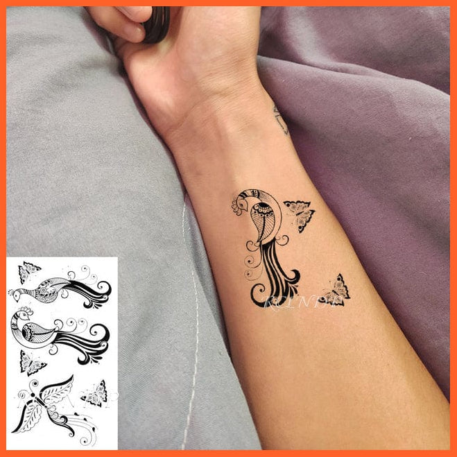 whatagift.com.au Tattoo Waterproof Temporary Knives Tattoo Sticker