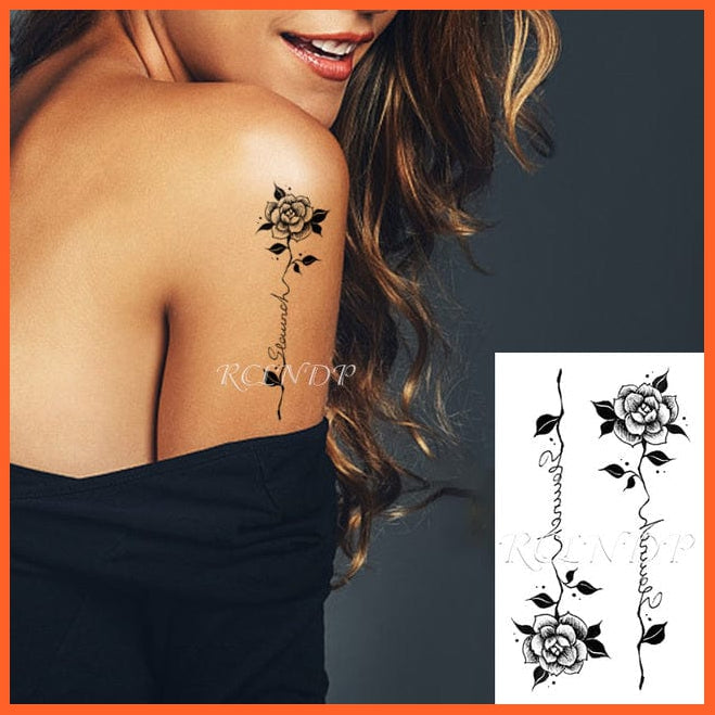 whatagift.com.au Tattoo Waterproof Temporary Knives Tattoo Sticker