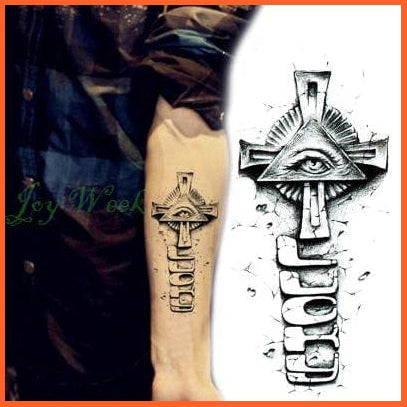 whatagift.com.au Tattoo Waterproof Temporary Knives Tattoo Sticker