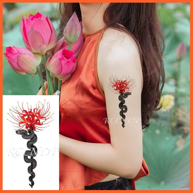 whatagift.com.au Tattoo Waterproof Temporary Knives Tattoo Sticker