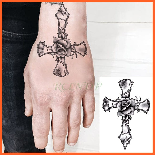 whatagift.com.au Tattoo Waterproof Temporary Knives Tattoo Sticker