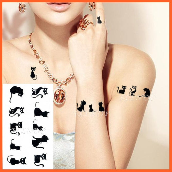 whatagift.com.au Tattoo Waterproof Temporary Knives Tattoo Sticker