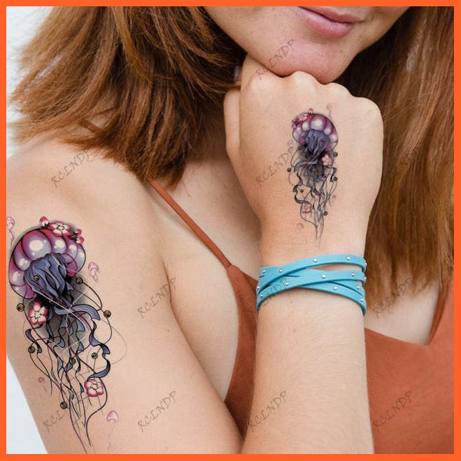 whatagift.com.au Tattoo Waterproof Temporary Knives Tattoo Sticker
