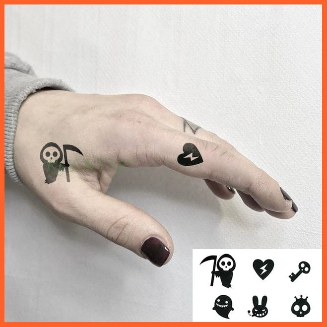 whatagift.com.au Tattoo Waterproof Temporary Knives Tattoo Sticker