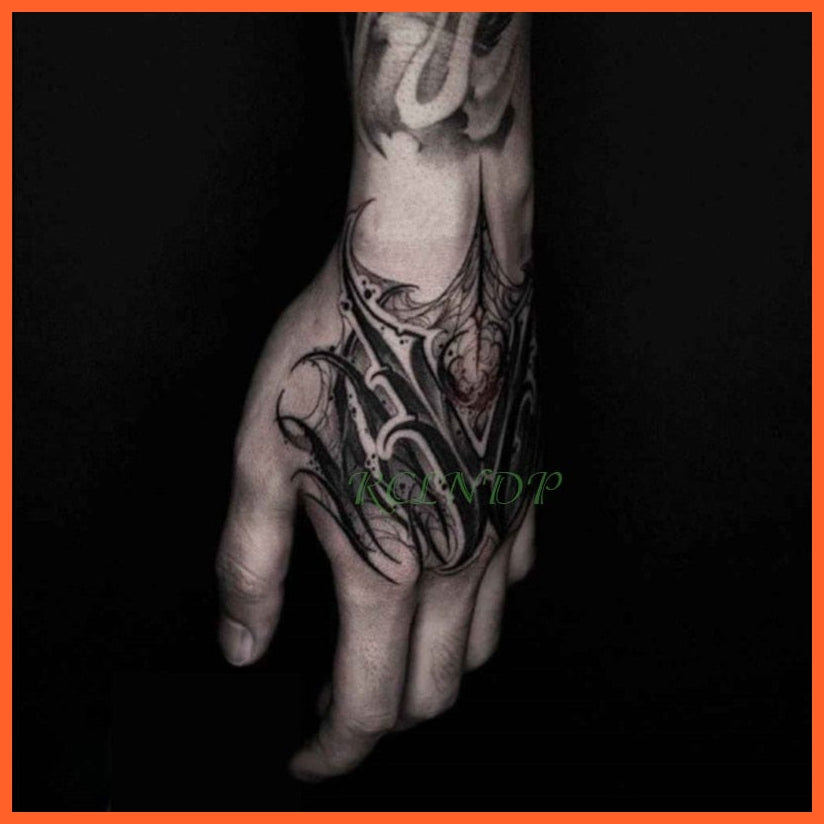Waterproof Temporary Tattoo Stickers | Eagle Crow Gothic Eye Flash Tattoo Hand Back Arm  Body Art For Women Men | whatagift.com.au.