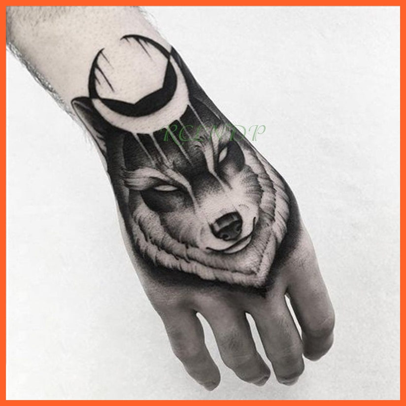 Waterproof Temporary Tattoo Stickers | Eagle Crow Gothic Eye Flash Tattoo Hand Back Arm  Body Art For Women Men | whatagift.com.au.