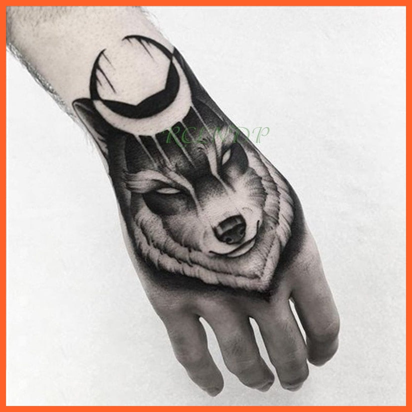 Waterproof Temporary Tattoo Stickers | Eagle Crow Gothic Eye Flash Tattoo Hand Back Arm  Body Art For Women Men | whatagift.com.au.